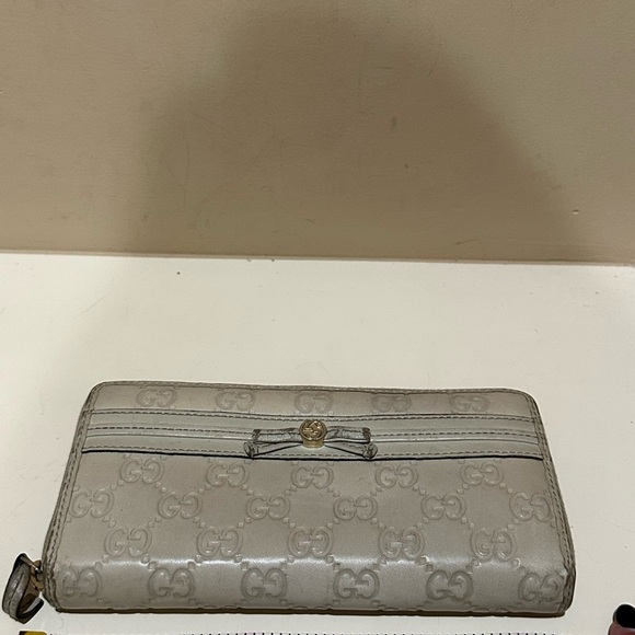 Gucci Guccissima Long Leather Mayfair Bow Wallet - Picture 7 of 11